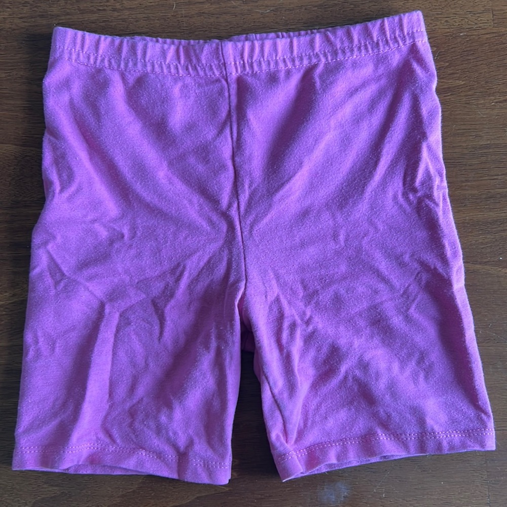 Pink biker shorts